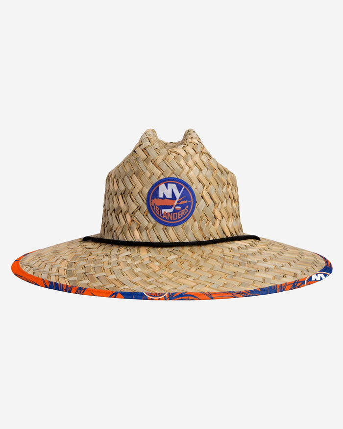 New York Islanders Floral Straw Hat FOCO - FOCO.com