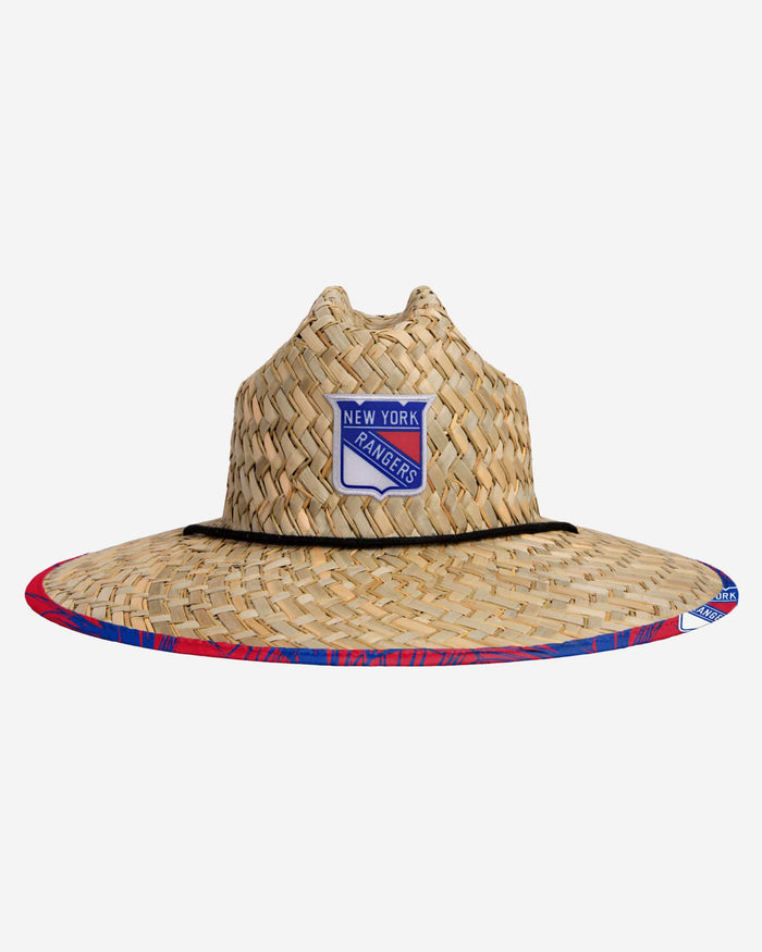 New York Rangers Floral Straw Hat FOCO - FOCO.com