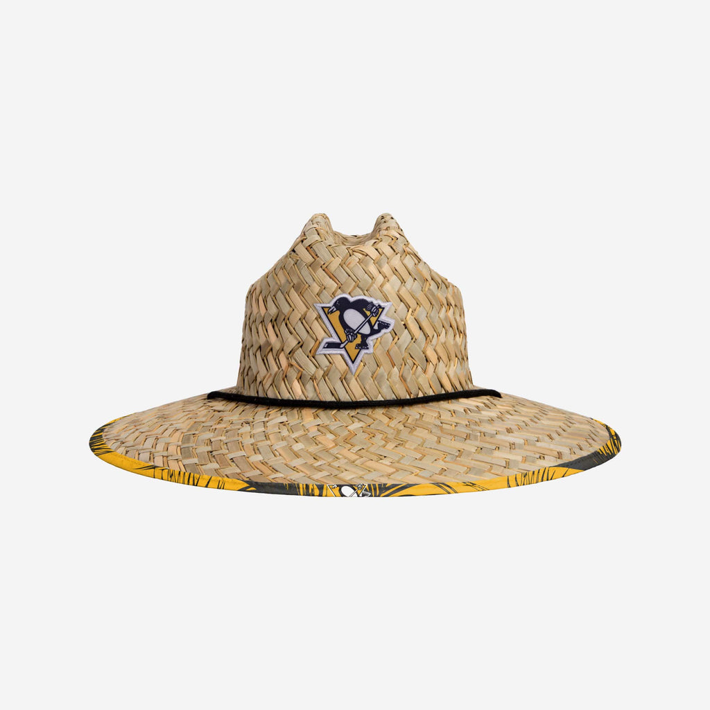 Pittsburgh Penguins Floral Straw Hat FOCO - FOCO.com