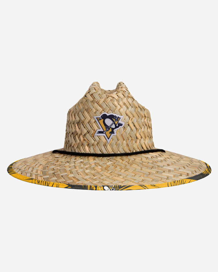 Pittsburgh Penguins Floral Straw Hat FOCO - FOCO.com