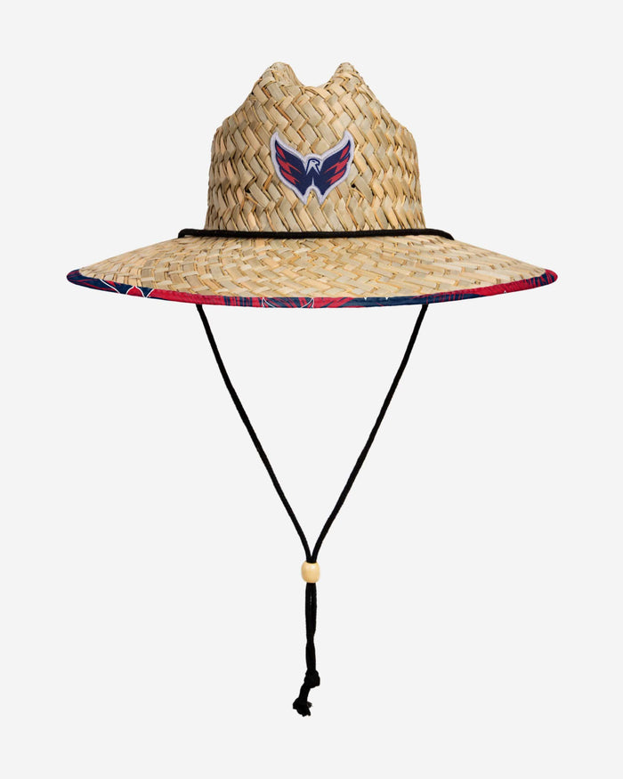 Washington Capitals Floral Straw Hat FOCO - FOCO.com