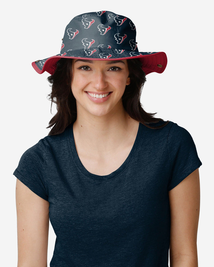 Houston Texans Womens Mini Print Hybrid Boonie Hat FOCO - FOCO.com