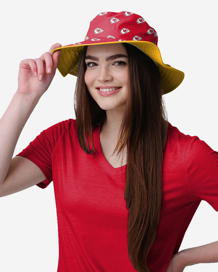 Kansas City Chiefs Womens Mini Print Hybrid Boonie Hat FOCO - FOCO.com