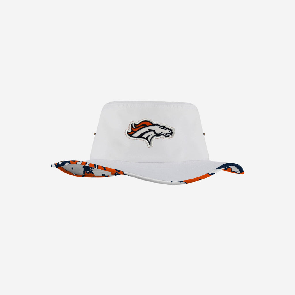Denver Broncos Womens White Hybrid Boonie Hat FOCO - FOCO.com