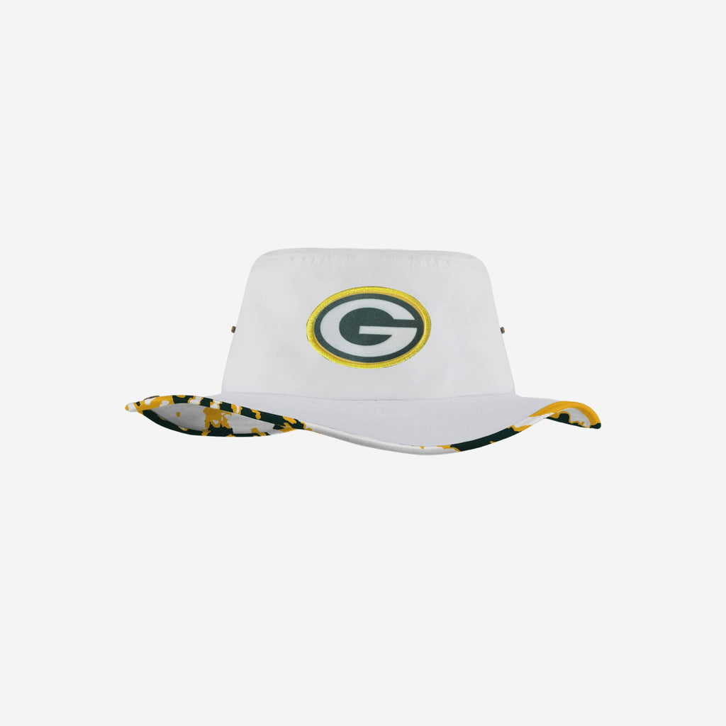 Green Bay Packers Womens White Hybrid Boonie Hat FOCO - FOCO.com