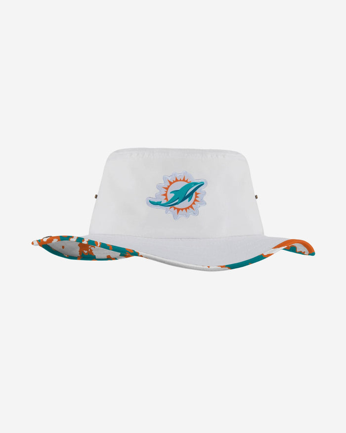 Miami Dolphins Womens White Hybrid Boonie Hat FOCO - FOCO.com