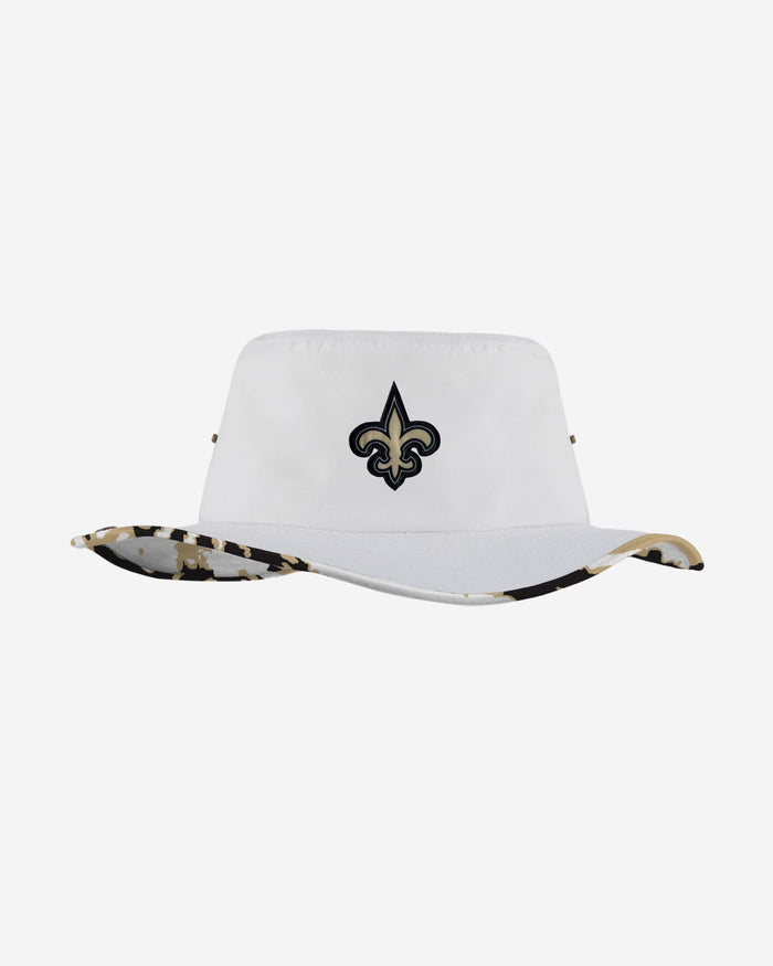 New Orleans Saints Womens White Hybrid Boonie Hat FOCO - FOCO.com