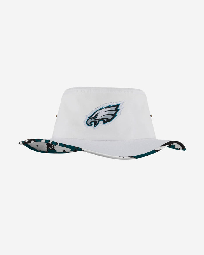 Philadelphia Eagles Womens White Hybrid Boonie Hat FOCO - FOCO.com