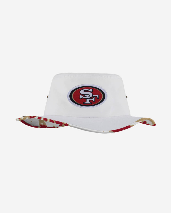 San Francisco 49ers Womens White Hybrid Boonie Hat FOCO - FOCO.com