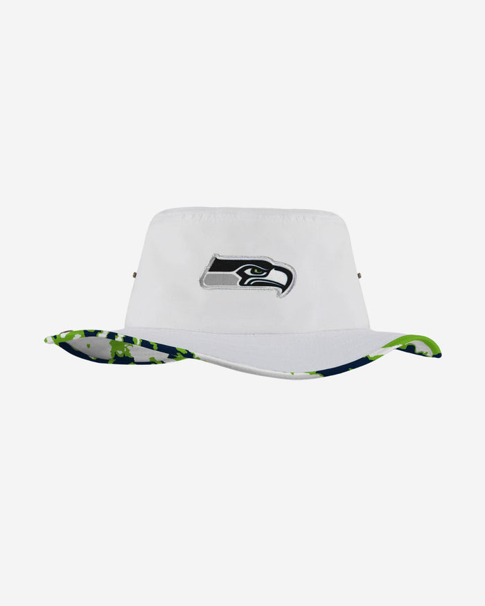 Seattle Seahawks Womens White Hybrid Boonie Hat FOCO - FOCO.com