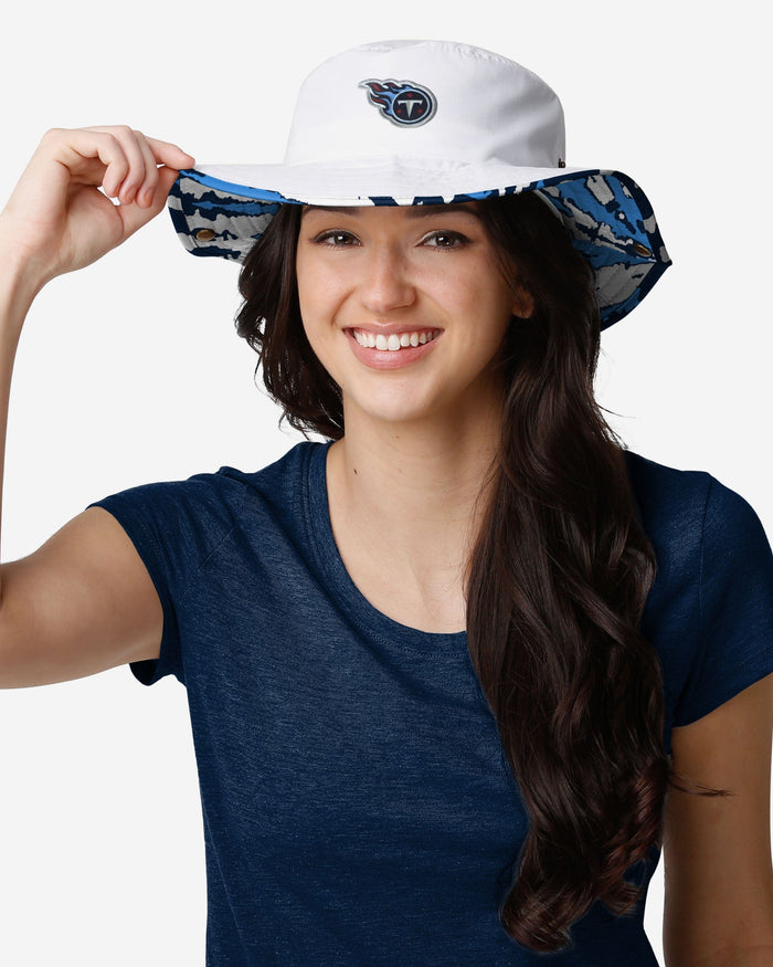 Tennessee Titans Womens White Hybrid Boonie Hat FOCO - FOCO.com