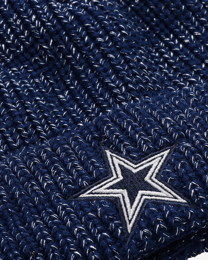 Dallas Cowboys Womens Glitter Knit Light Up Beanie FOCO - FOCO.com