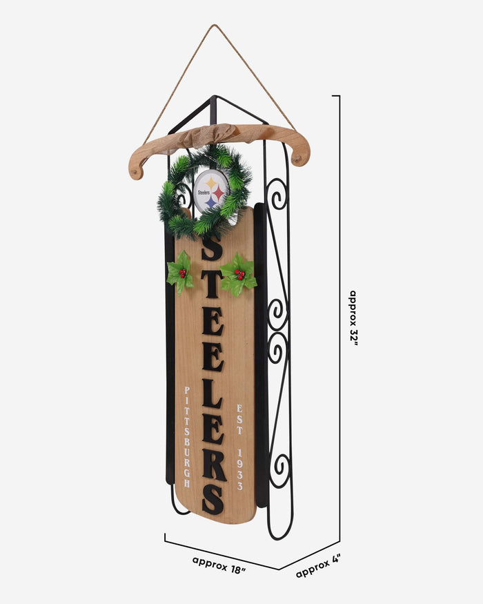 Pittsburgh Steelers Light Up Sled FOCO - FOCO.com
