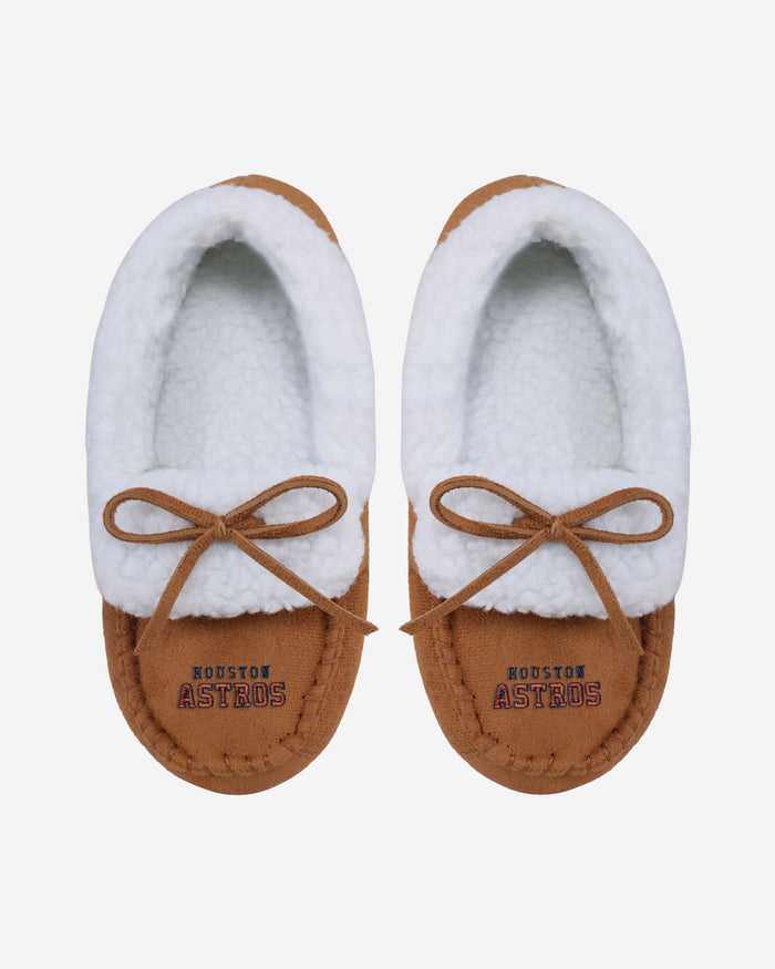 Houston Astros Youth Moccasin Slipper FOCO S - FOCO.com