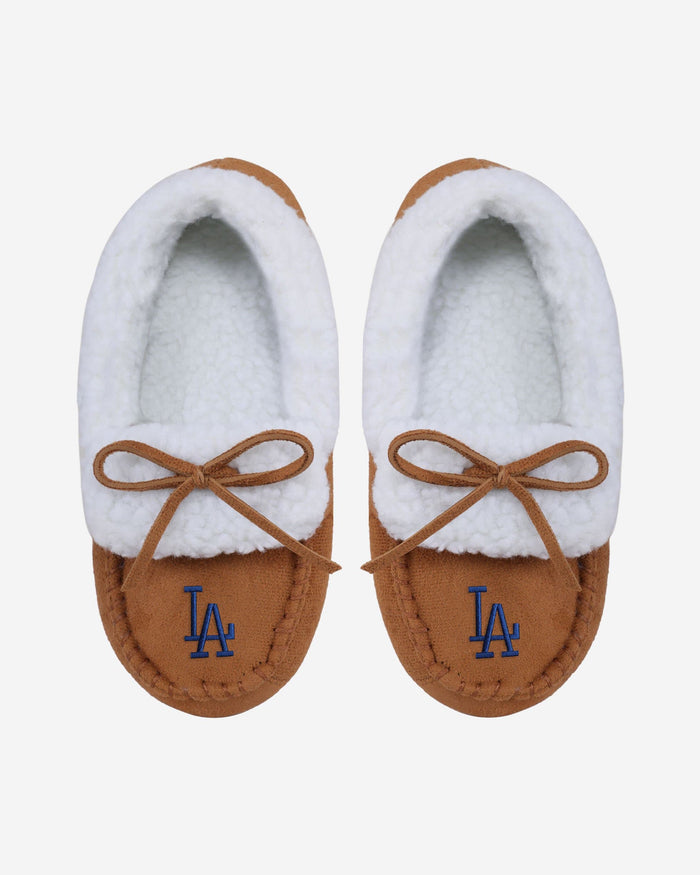 Los Angeles Dodgers Youth Moccasin Slipper FOCO S - FOCO.com
