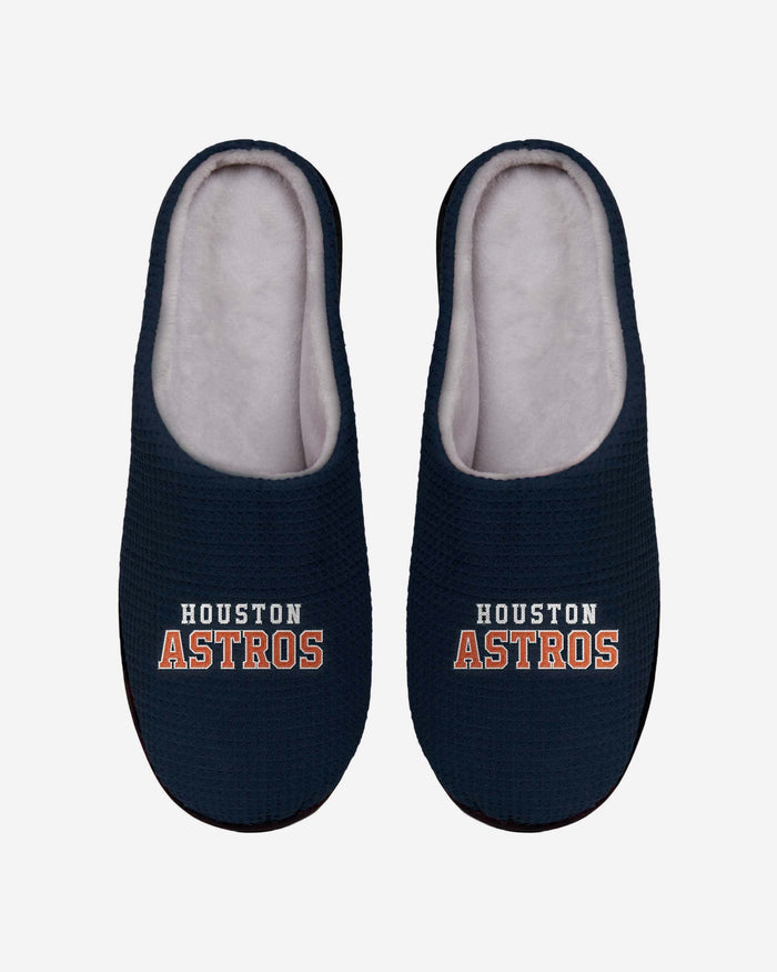 Houston Astros Memory Foam Slide Slipper FOCO - FOCO.com
