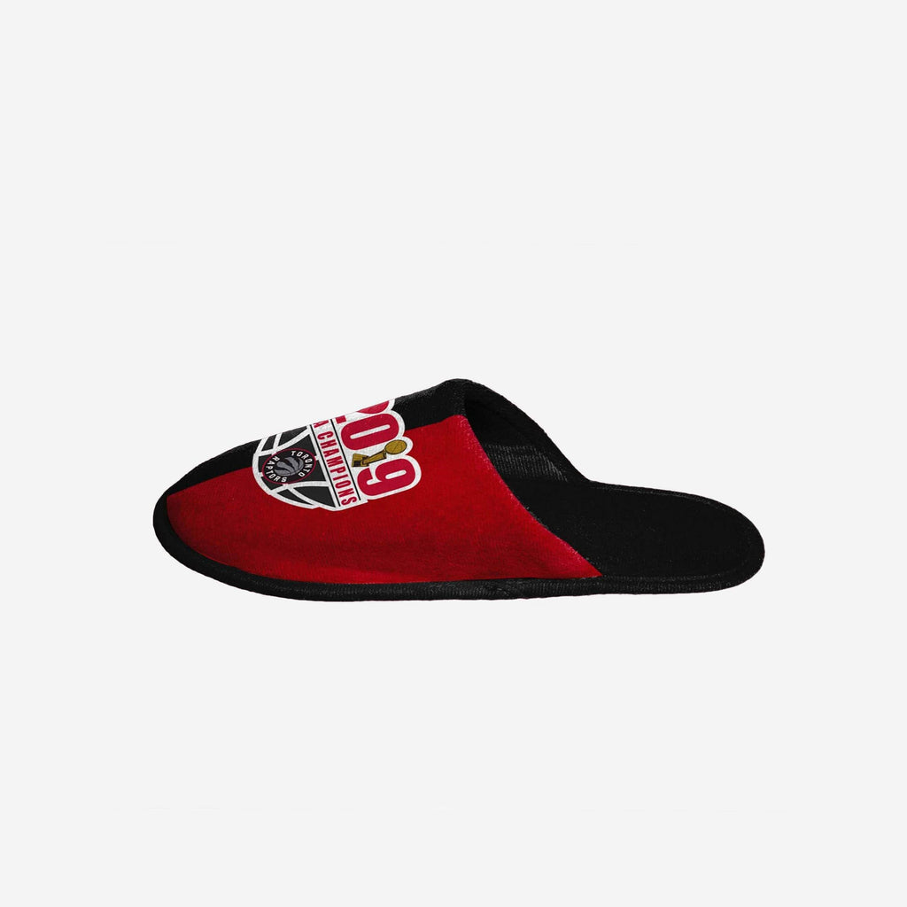 Toronto Raptors 2019 NBA Champions Colorblock Slide Slipper FOCO - FOCO.com
