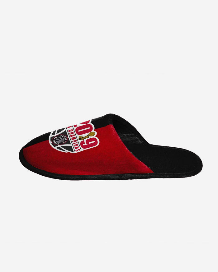 Toronto Raptors 2019 NBA Champions Colorblock Slide Slipper FOCO - FOCO.com