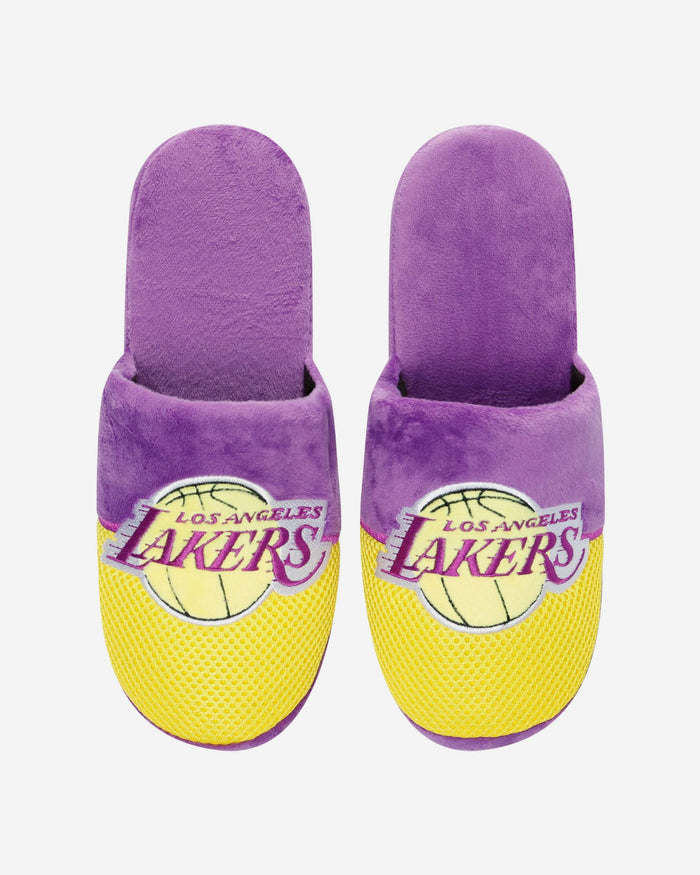 Los Angeles Lakers Team Logo Staycation Slipper FOCO - FOCO.com
