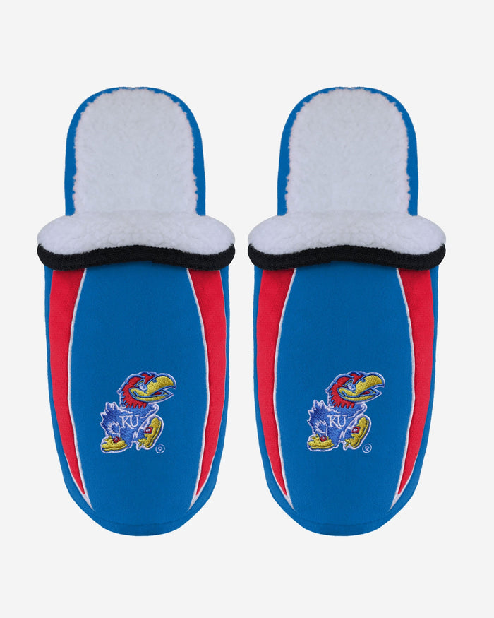 Kansas Jayhawks Sherpa Slide Slipper FOCO S - FOCO.com
