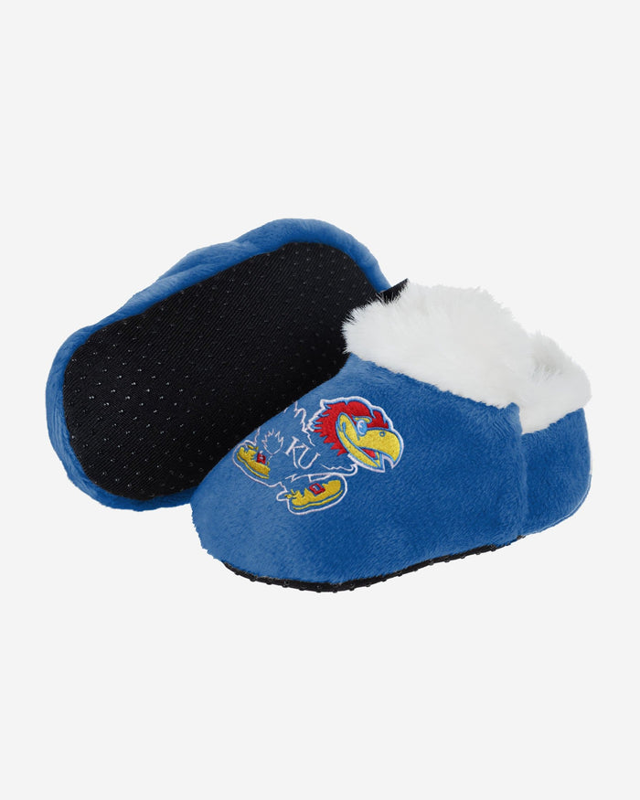 Kansas Jayhawks Logo Baby Bootie Slipper FOCO - FOCO.com