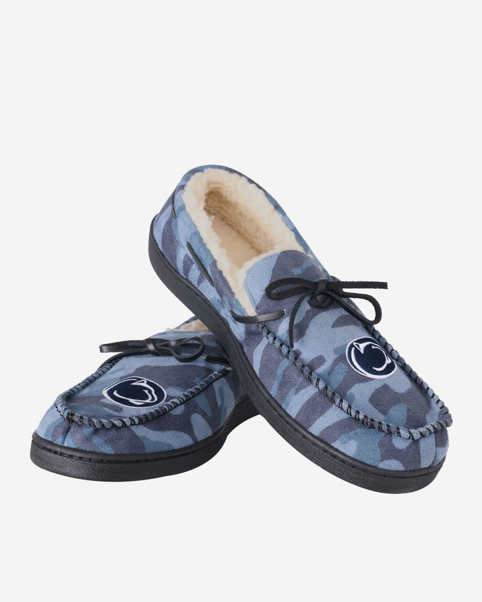 Penn State Nittany Lions Printed Camo Moccasin Slipper FOCO - FOCO.com