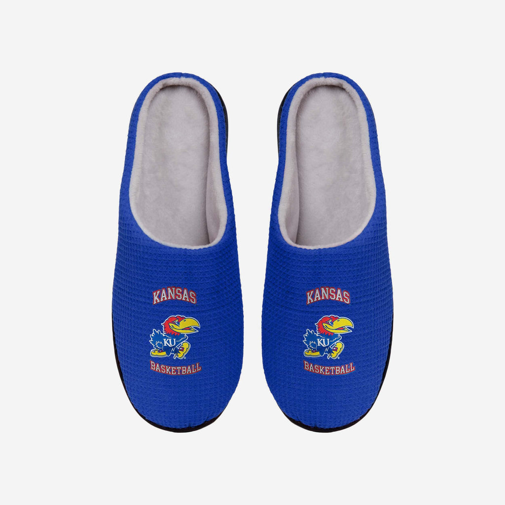 Kansas Jayhawks Memory Foam Slide Slipper FOCO S - FOCO.com