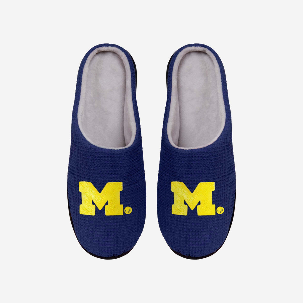 Michigan Wolverines Memory Foam Slide Slipper FOCO S - FOCO.com