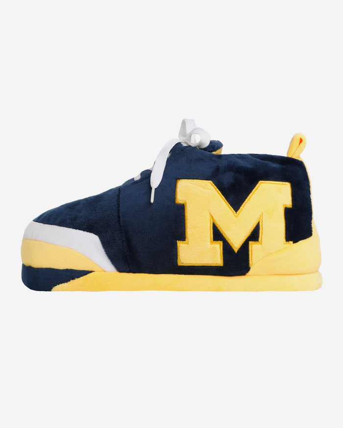 Michigan Wolverines Plush Sneaker Slipper FOCO S - FOCO.com