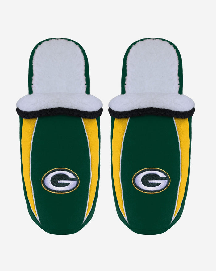 Green Bay Packers Sherpa Slide Slipper FOCO S - FOCO.com