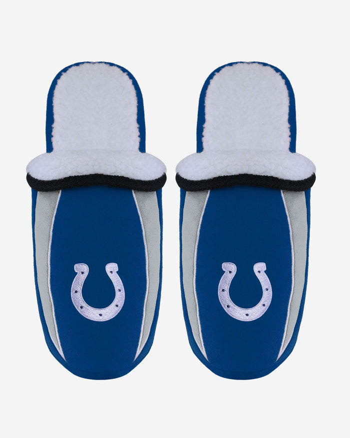 Indianapolis Colts Sherpa Slide Slipper FOCO S - FOCO.com