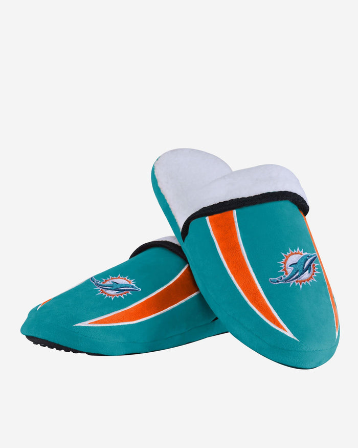 Miami Dolphins Sherpa Slide Slipper FOCO - FOCO.com