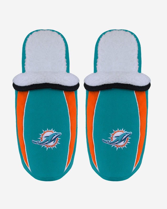 Miami Dolphins Sherpa Slide Slipper FOCO S - FOCO.com