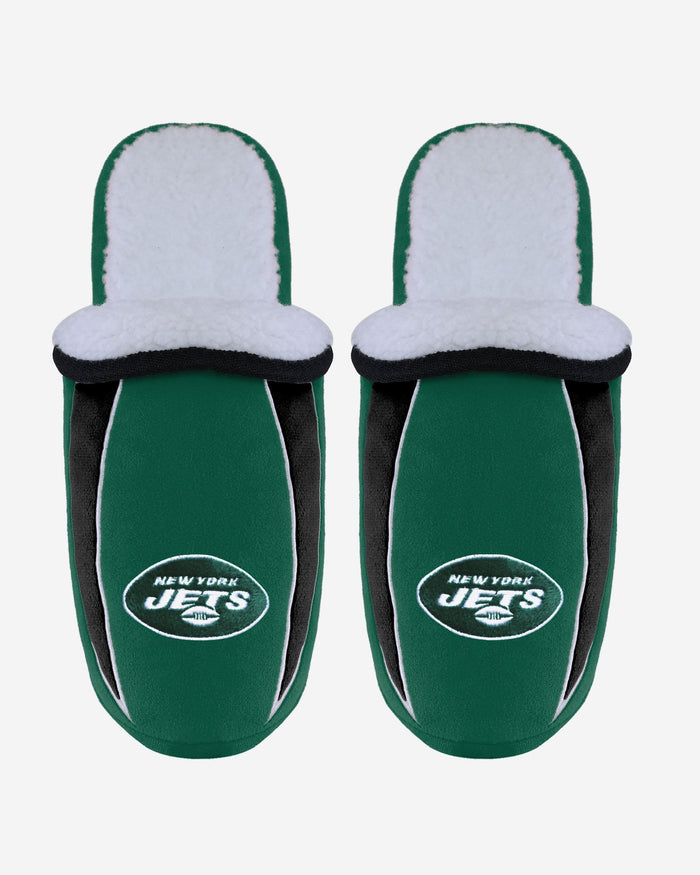 New York Jets 1998-2018 Sherpa Slide Slipper FOCO S - FOCO.com