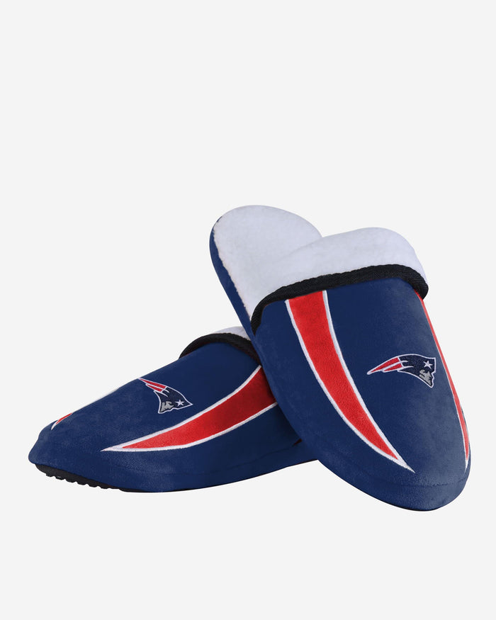 New England Patriots Sherpa Slide Slipper FOCO - FOCO.com