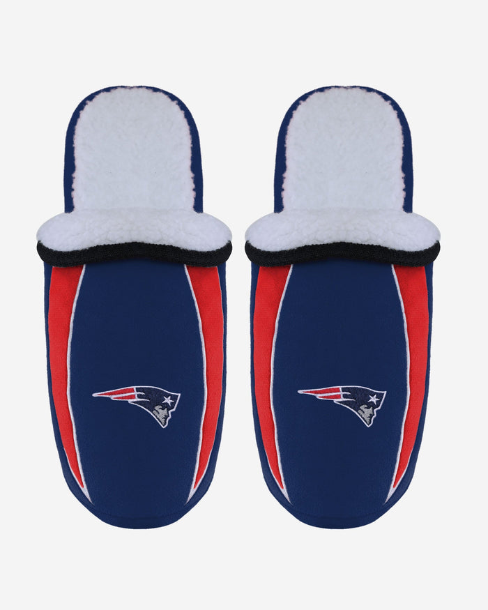 New England Patriots Sherpa Slide Slipper FOCO S - FOCO.com