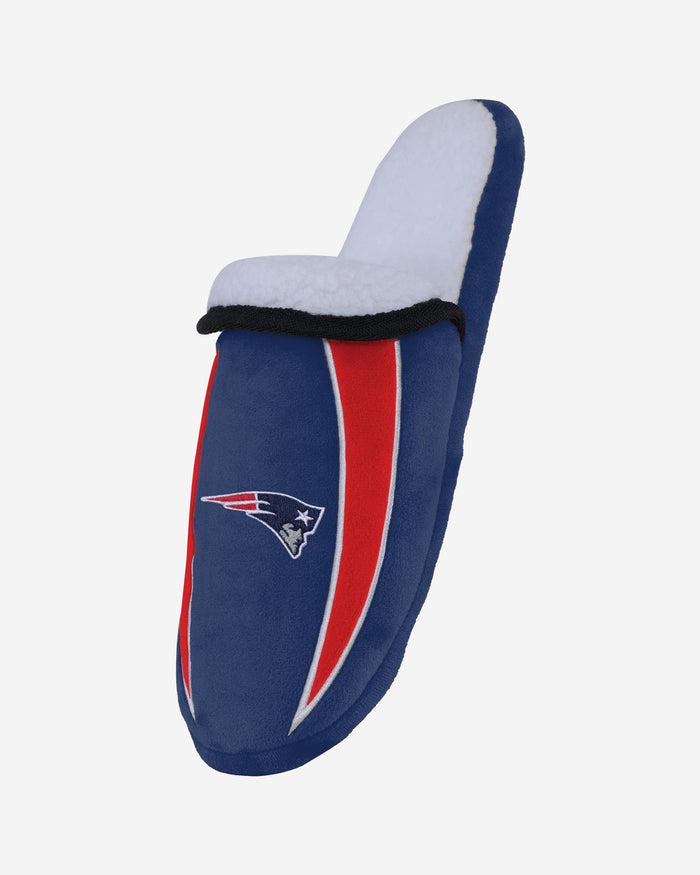 New England Patriots Sherpa Slide Slipper FOCO - FOCO.com