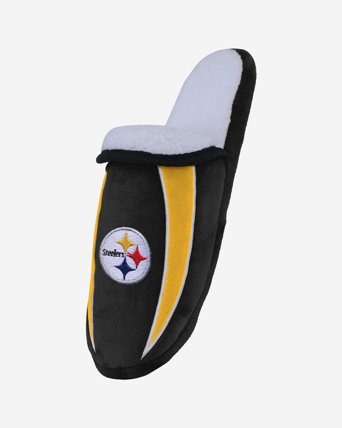 Pittsburgh Steelers Sherpa Slide Slipper FOCO - FOCO.com
