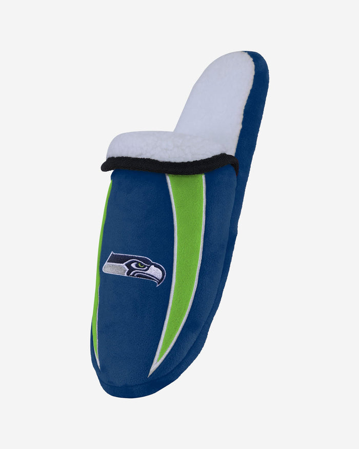 Seattle Seahawks Sherpa Slide Slipper FOCO - FOCO.com