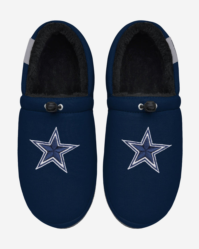 Dallas Cowboys Big Logo Athletic Moccasin Slipper FOCO - FOCO.com