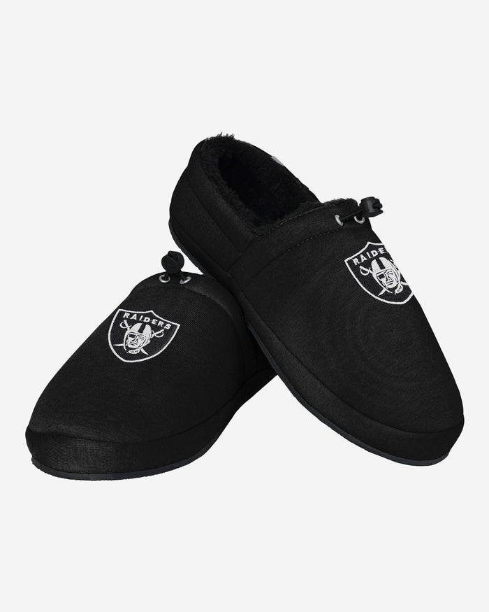 Las Vegas Raiders Big Logo Athletic Moccasin Slipper FOCO - FOCO.com