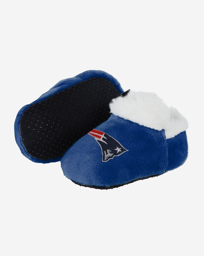 New England Patriots Logo Baby Bootie Slipper FOCO - FOCO.com