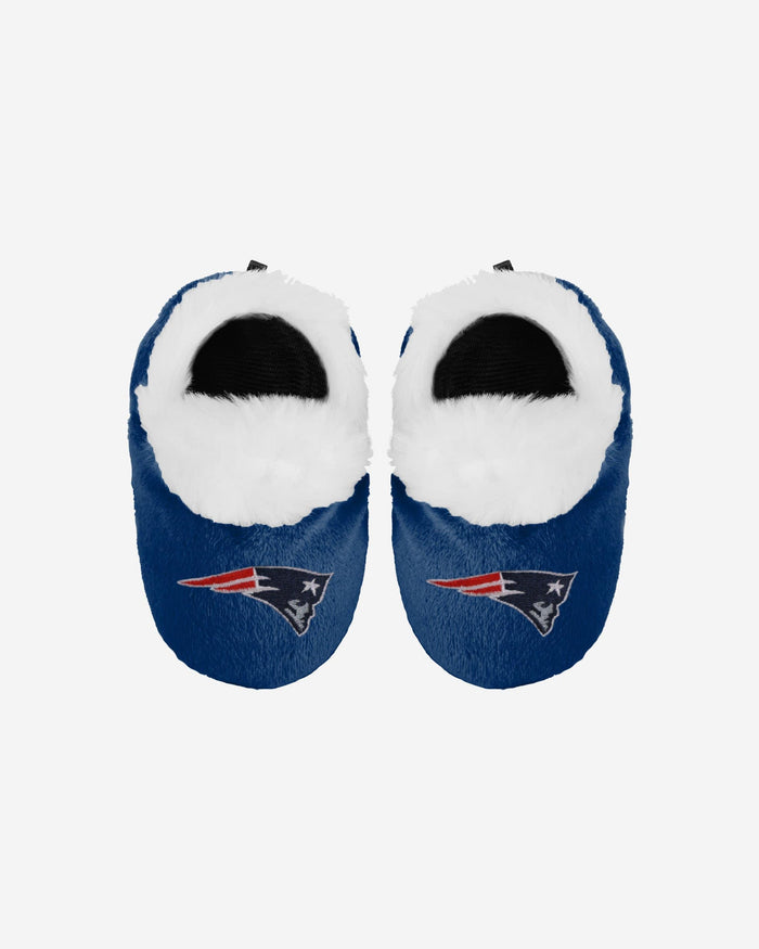 New England Patriots Logo Baby Bootie Slipper FOCO - FOCO.com