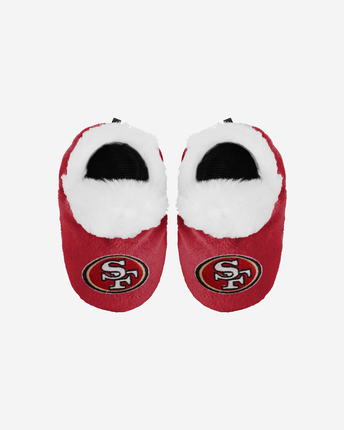 San Francisco 49ers Logo Baby Bootie Slipper FOCO - FOCO.com
