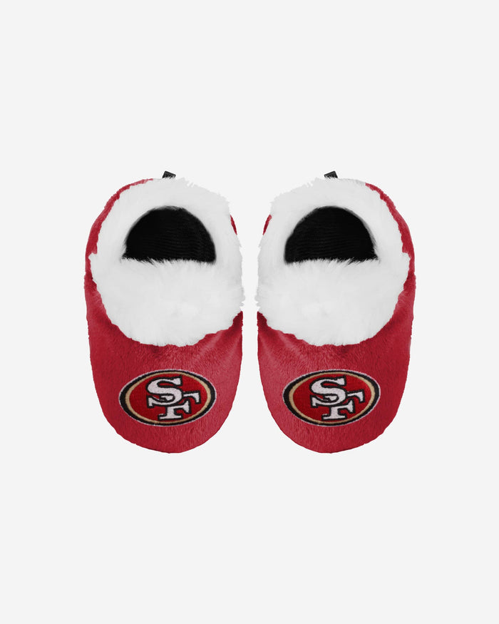 San Francisco 49ers Logo Baby Bootie Slipper FOCO - FOCO.com