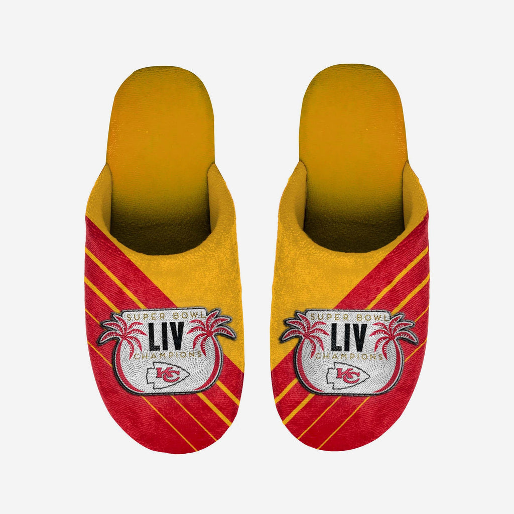 Kansas City Chiefs Super Bowl LIV Champions Slide Slipper FOCO S - FOCO.com