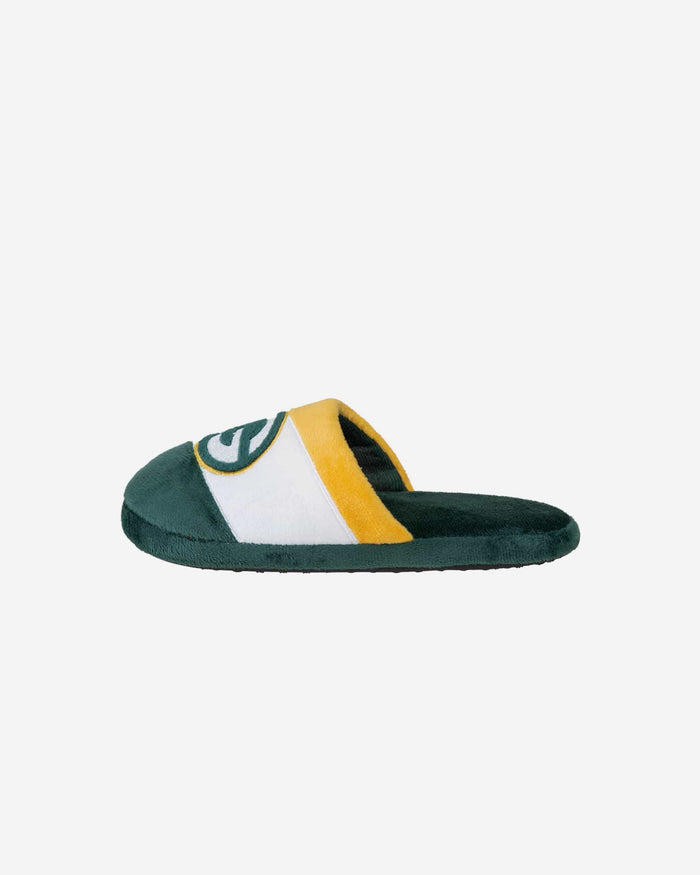 Green Bay Packers Youth Colorblock Slide Slipper FOCO - FOCO.com