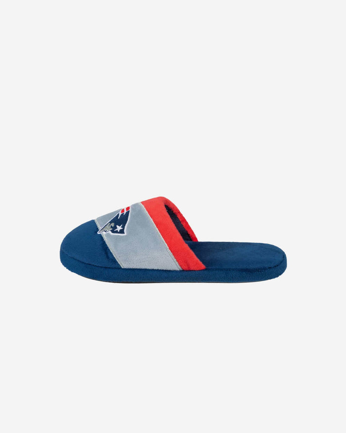 New England Patriots Youth Colorblock Slide Slipper FOCO - FOCO.com