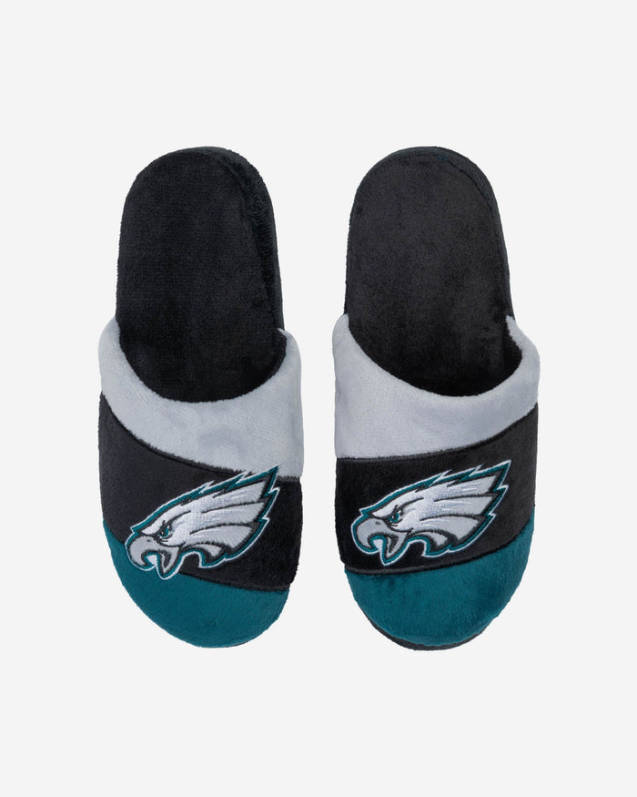Philadelphia Eagles Youth Colorblock Slide Slipper FOCO S - FOCO.com