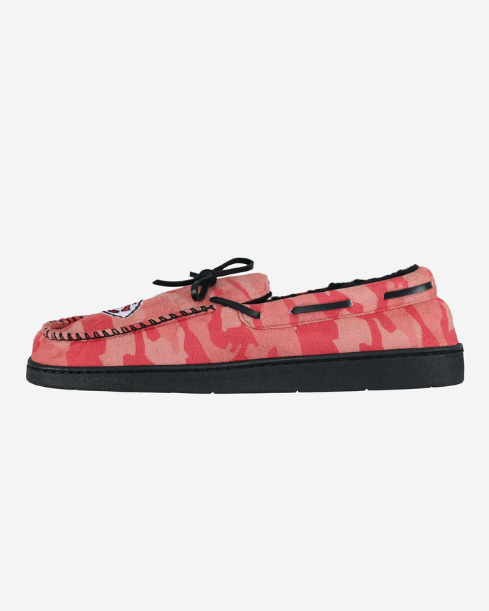 Kansas City Chiefs Printed Camo Moccasin Slipper FOCO S - FOCO.com